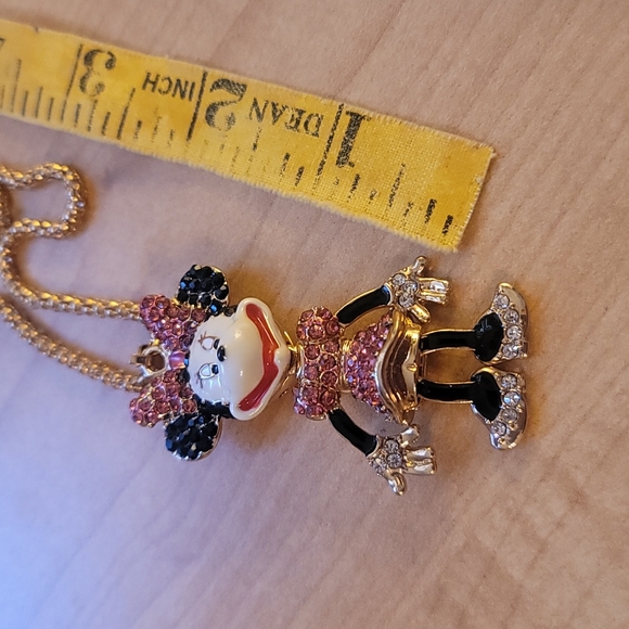 Betsy Johnson Mouse necklace - Picture 2 of 3